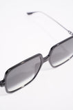 Christian Dior Link1 Square Sunglasses Black Metal 145