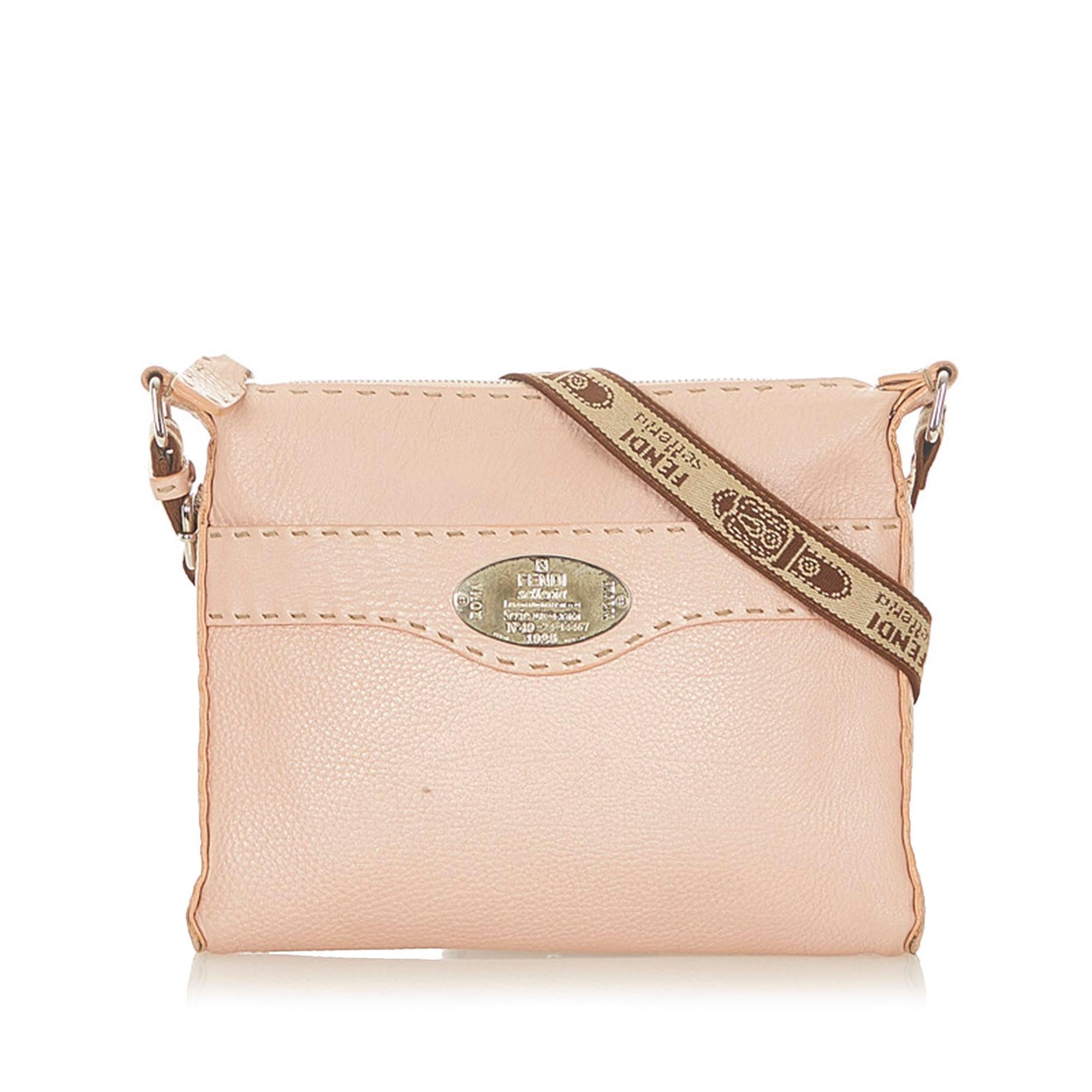 Fendi Selleria Leather Crossbody Bag (SHG-19380) – Auroria Bags