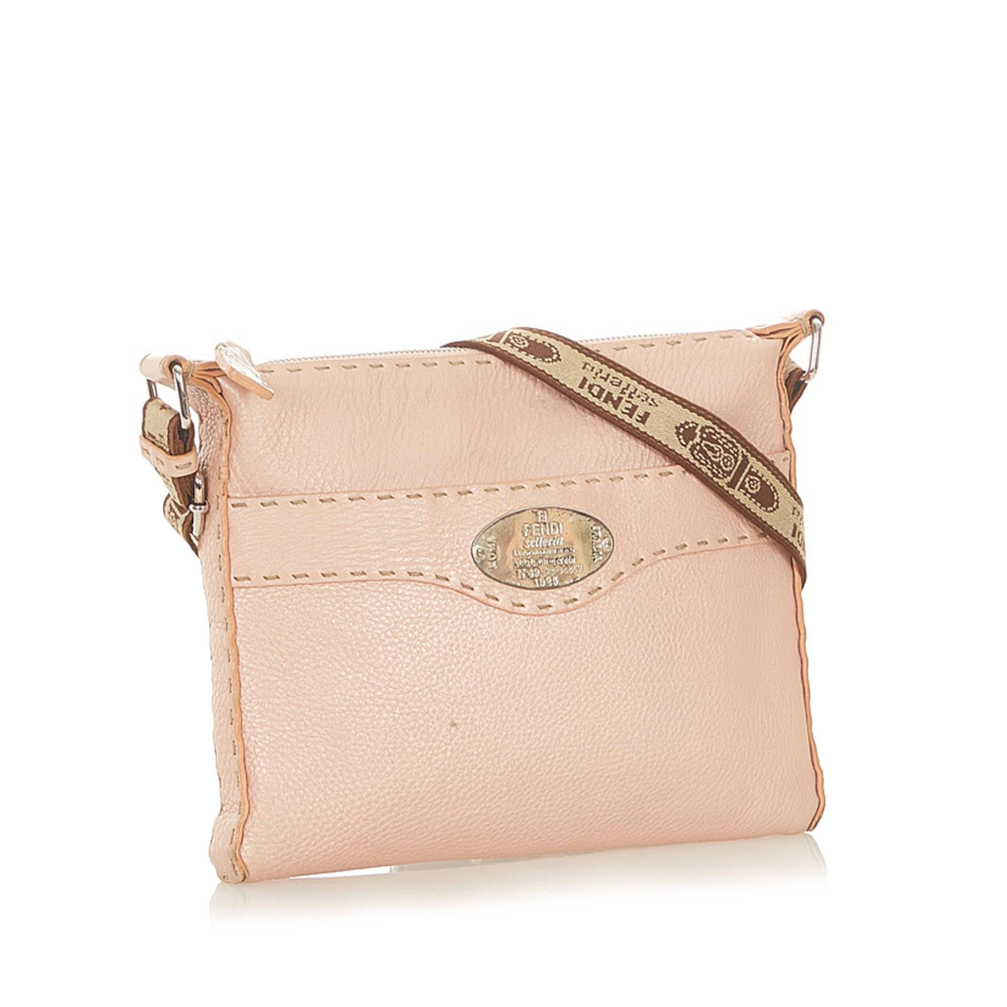Fendi Selleria Leather Crossbody Bag (SHG-19380) – Auroria Bags