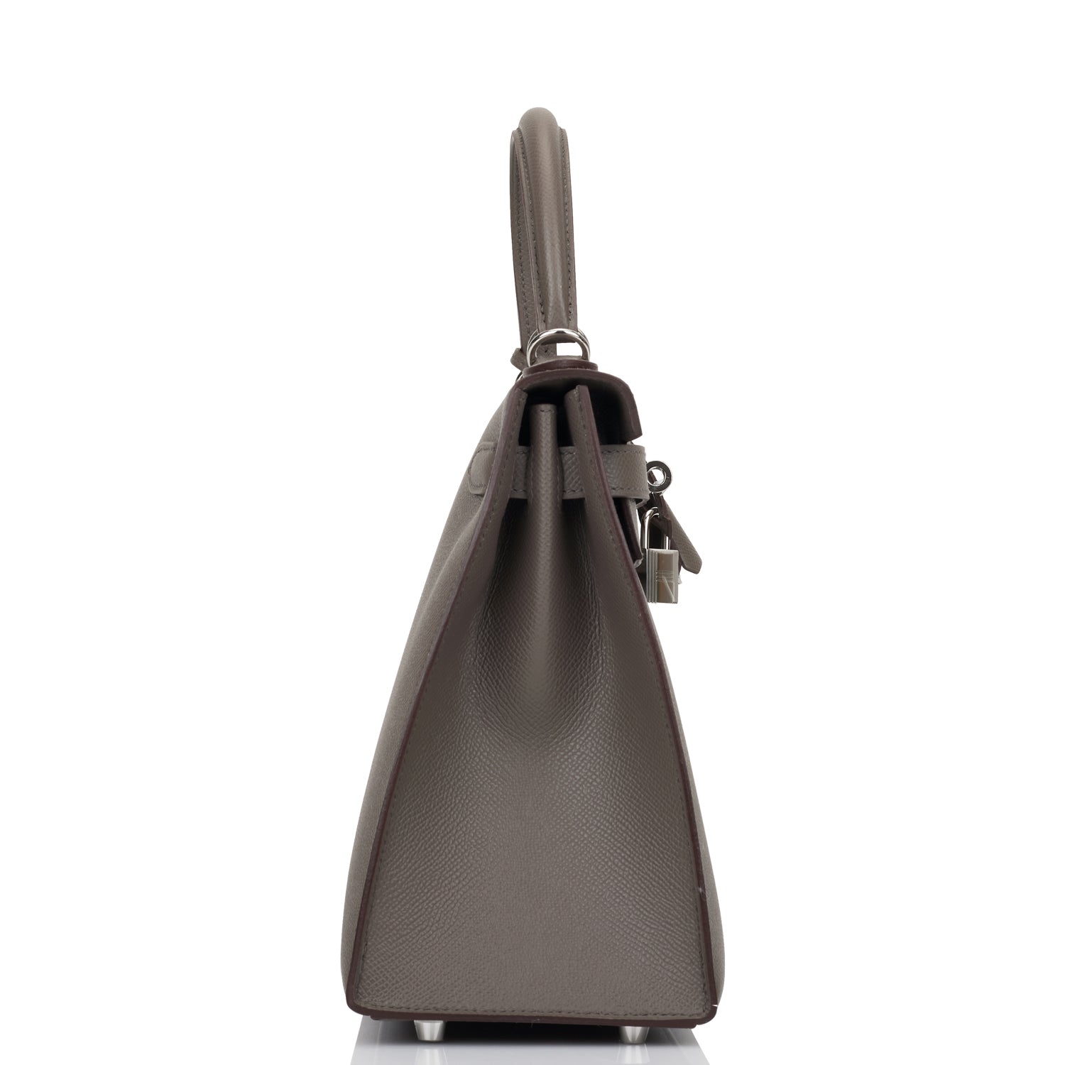 Hermes Kelly Sellier 28 Etain Epsom Palladium Hardware – Auroria Bags